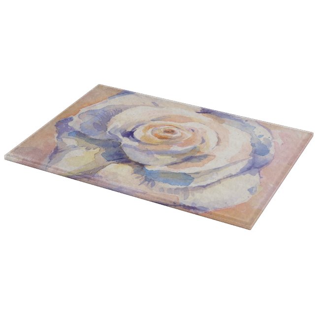 Rose Cutting Board (Corner)