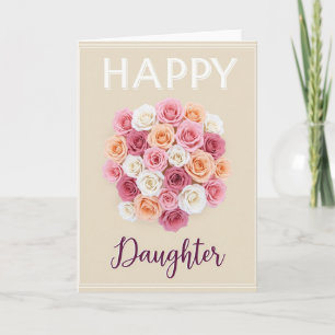 Rose Daughters Day Wish Card