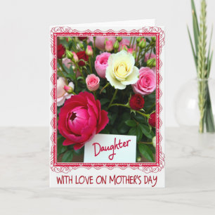Rose Daughters Mothers Day Card