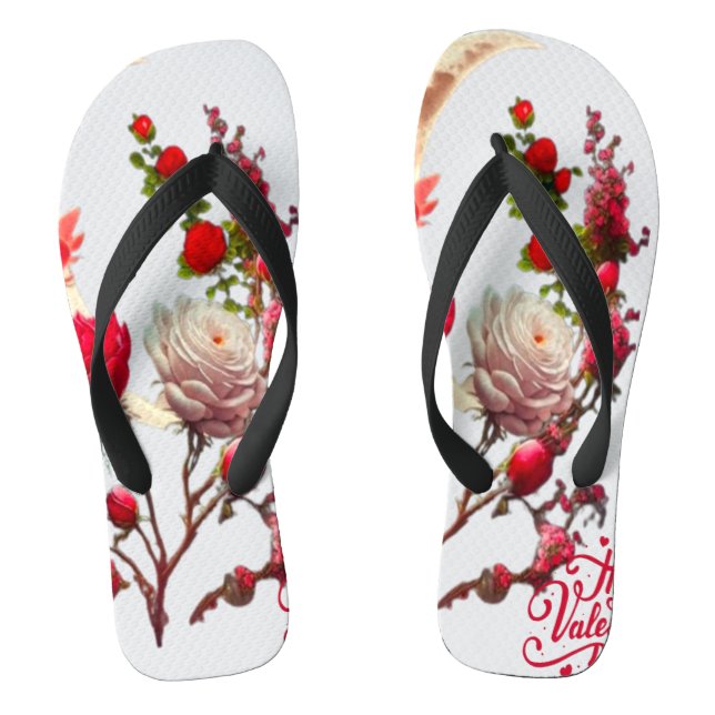 Rose day  thongs (Footbed)