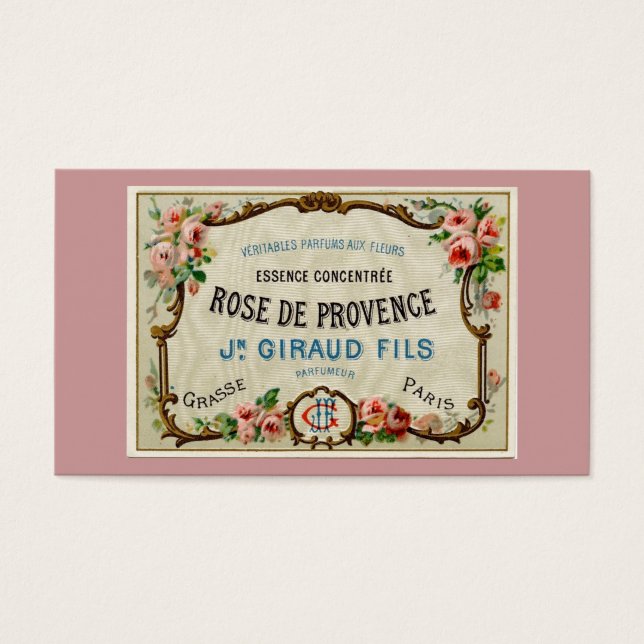 Rose de Provance a French Perfume (Front)