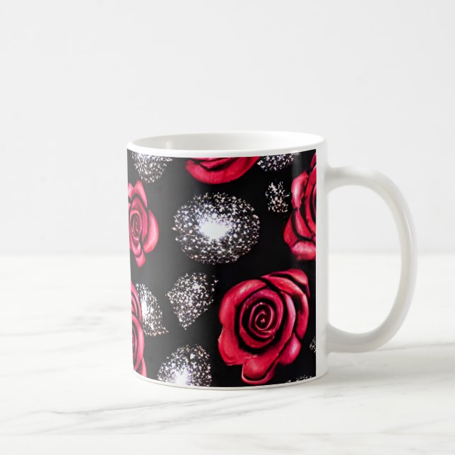 Rose Design Mug (Right)