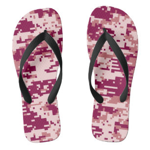 Rose Digital Camo Pattern Thongs