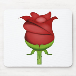 Rose Download - Emoji Mouse Pad