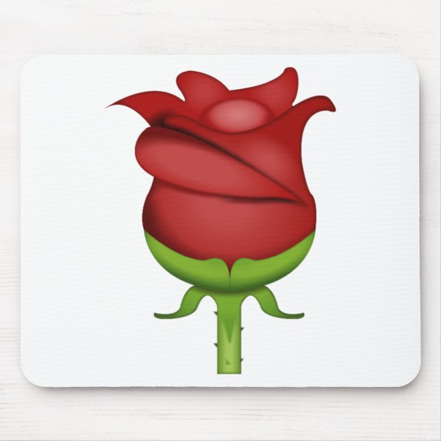 Rose  Download - Emoji Mouse Pad (Front)