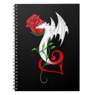 Rose Dragon Lover Notebook