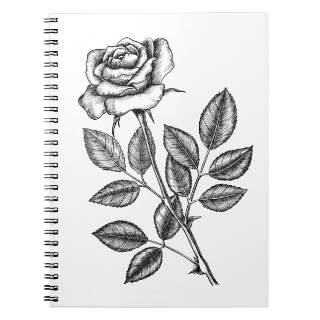 Rose drawing 2 notebook (Front)