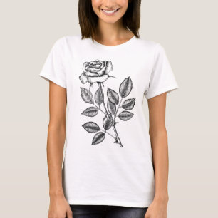 Rose drawing T-Shirt
