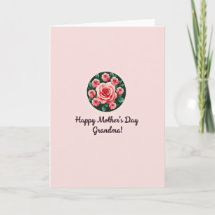 Rose Emblem Sweet Mothers Day Card