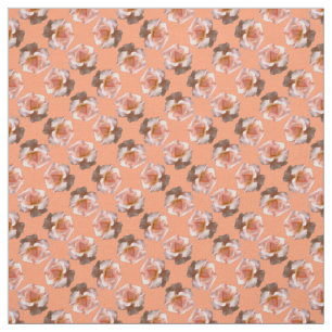 Rose Fabric Peach Wild Rose Fabric Customise