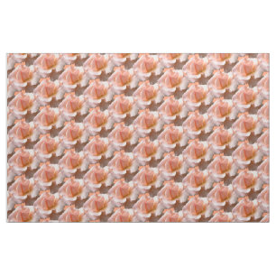 Rose Fabric Peach Wild Rose Fabric Customise