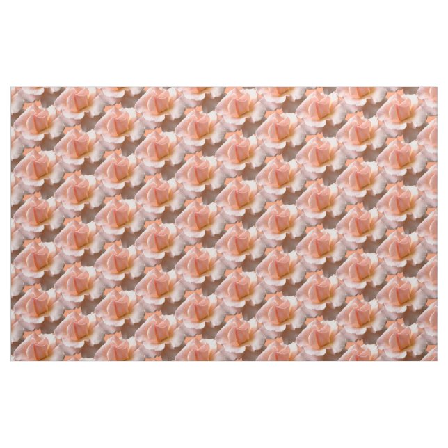 Rose Fabric Peach Wild Rose Fabric Customise (Fat Quarter)