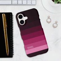 Rose Fade Gradient Color Stripes  