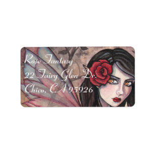 Rose Fairy Address Labels Gift Tags