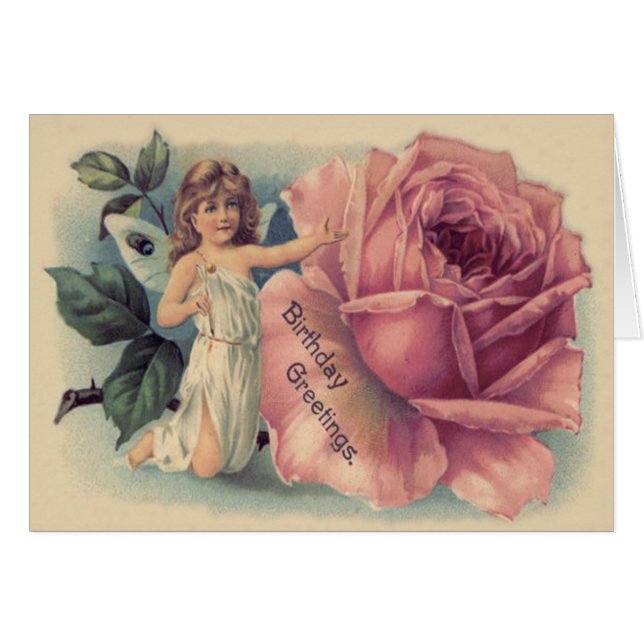 Rose Fairy Butterfly (Front Horizontal)