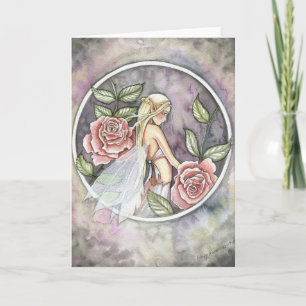 Rose Fairy Card by Molly Harrison