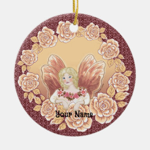 Rose Fairy Ring custom fairy ornament