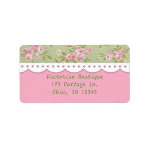 Rose Fancy Address Label