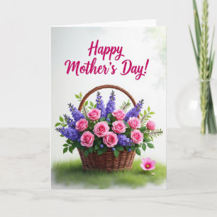 Rose Filled Mothers Day Card