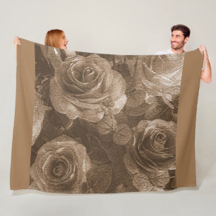 Rose Fleece Blanket