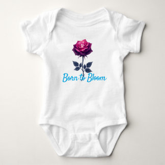  Rose Floral Baby Bodysuit – Born to Bloom