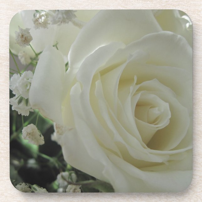 Rose Floral Coaster (Front)