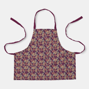 Rose floral greenleaf patterns  apron