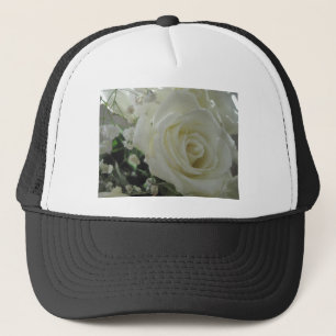 Rose Floral Trucker Hat