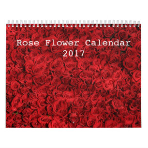 Rose Flower 2017 Calendar