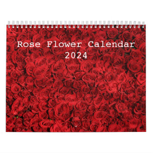 Rose Flower 2024 Calendar