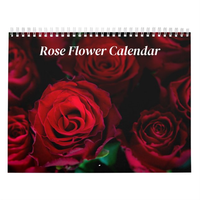 Rose Flower 2026 Calendar (Cover)