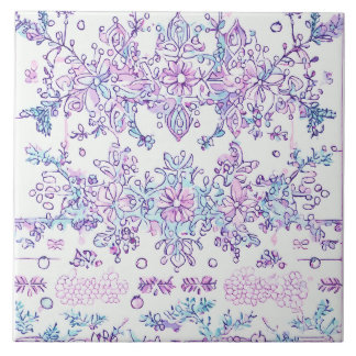 Rose Flower Ceramic Tile