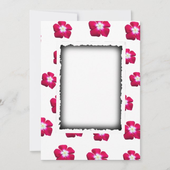 Rose flower design  save the date (Front)