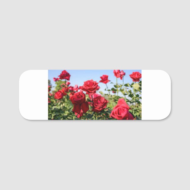 ROSE FLOWER NAME TAG (Front)