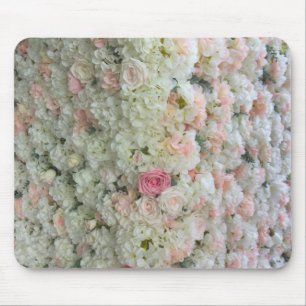 Rose Flower Nature Floral Pink Pattern Mouse Pad