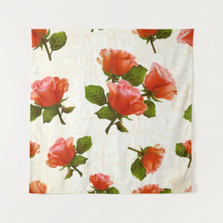 Rose flower pattern, vintage background. tapestry