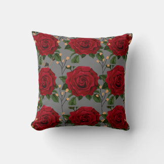 rose flower pillow