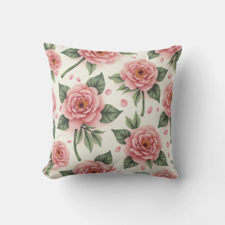 rose flower pillow cushion