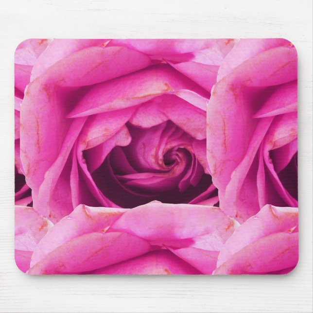 Rose Flower Pink Mouse Pad (Front)