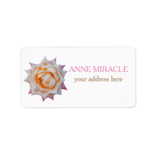 Rose Flower  Shipping Labels