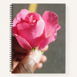 Rose Flower Spiral Notebook
