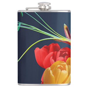 Rose Flowers-17250 Hip Flask