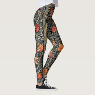 Rose Flowers Art Nouveau All Over Print Legging