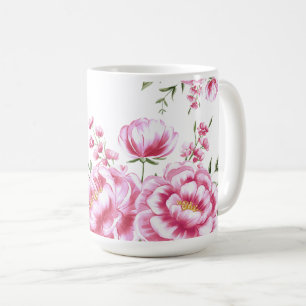 Rose Flowers Modern Design Coffee Mug
