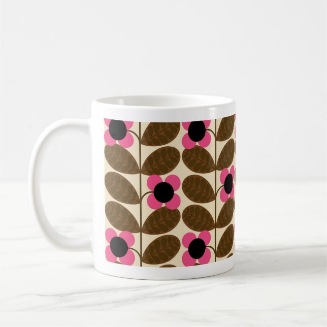 rose flowers orla kiely coffee mug (Left)