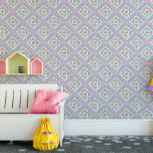 Rose FOLK floral wallpaper