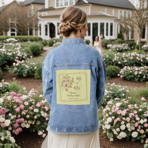 Rose Frame – Celestial Yellow Wedding Denim Jacket