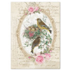 Rose Frame Ephemera Decoupage Tissue