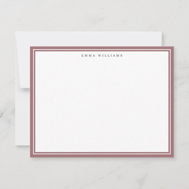 Rose Frame Note Card (Front)
