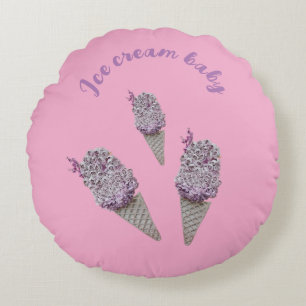 Rose funnel  round cushion